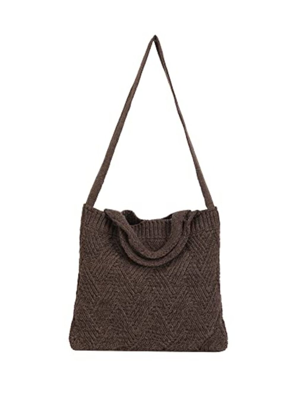 ENBEI Women's Hand Crocheted Tote Bag Large Shoulder Hobo Bag